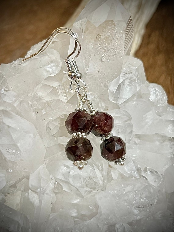 Garnet Earrings