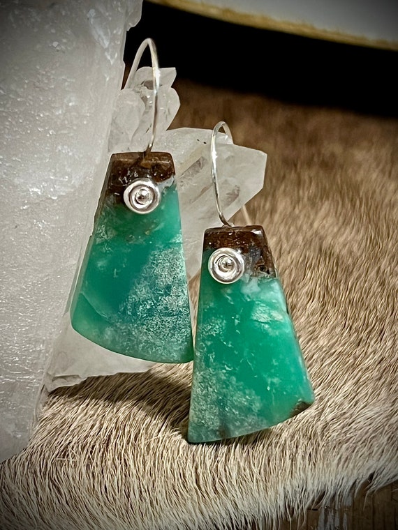Chrysoprase Earrings