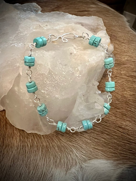 Turquoise Howlite Bracelet
