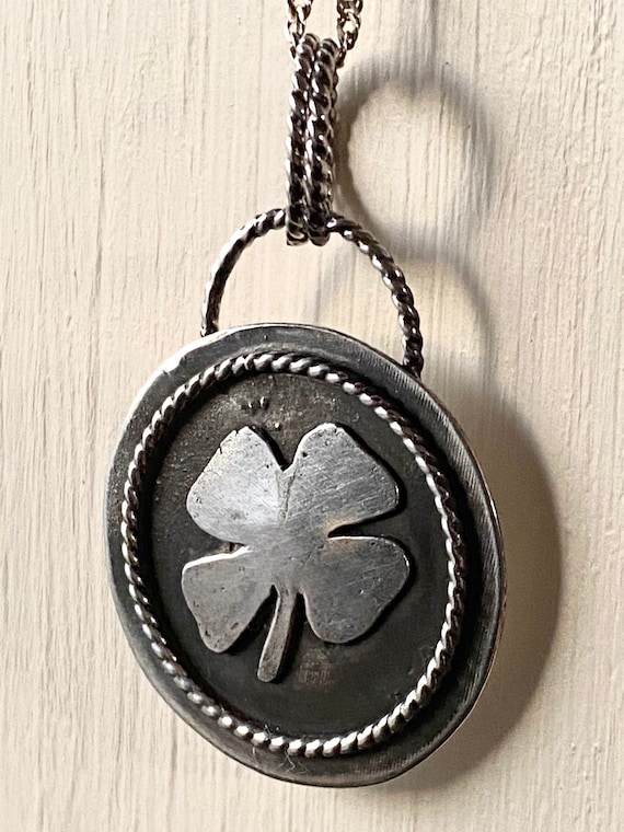 Sterling Silver Shamrock Pendant