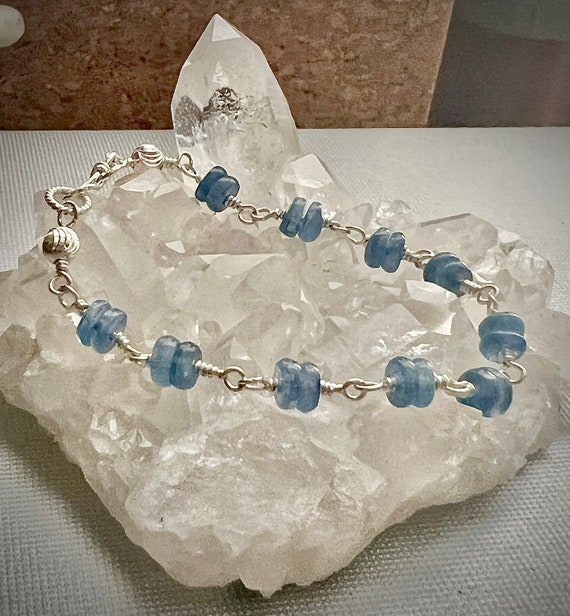 Blue Kyanite Bracelet