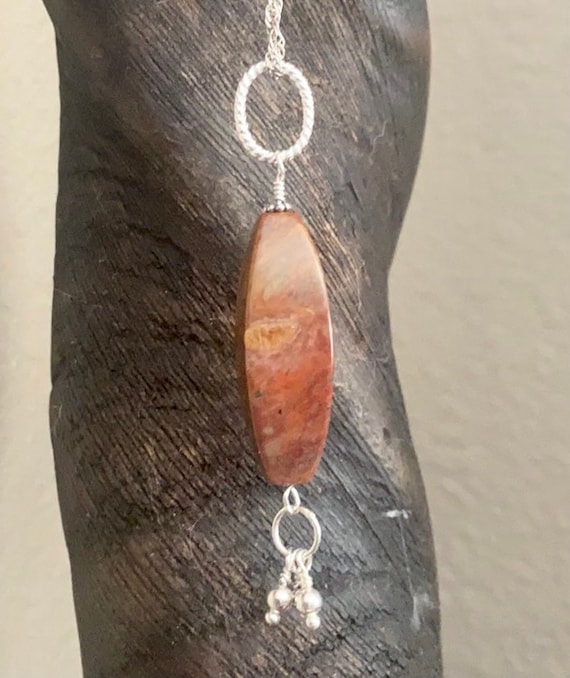 Crazy Lace Agate Pendant