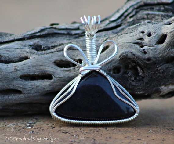Sapphire Pendant in Sterling Silver