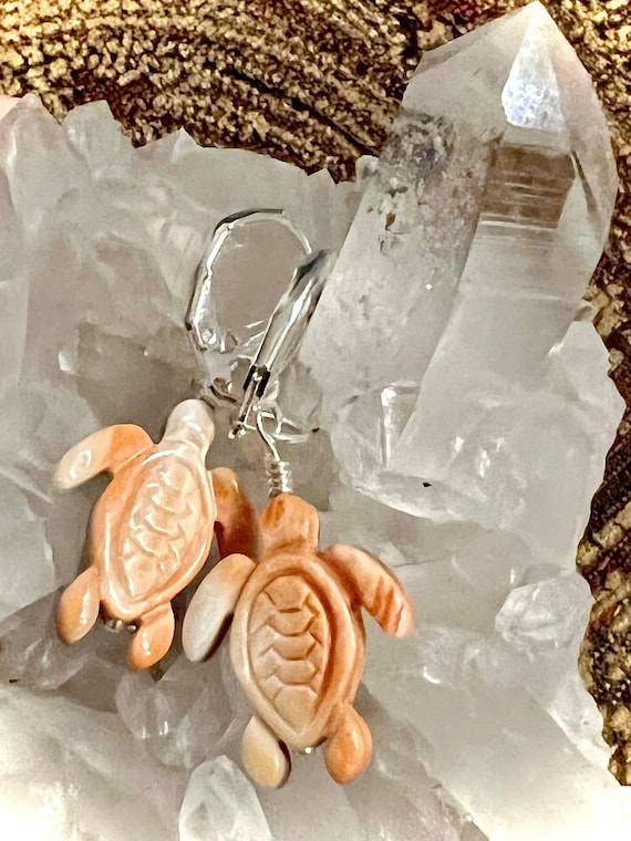 Lion’s Paw Shell Earrings