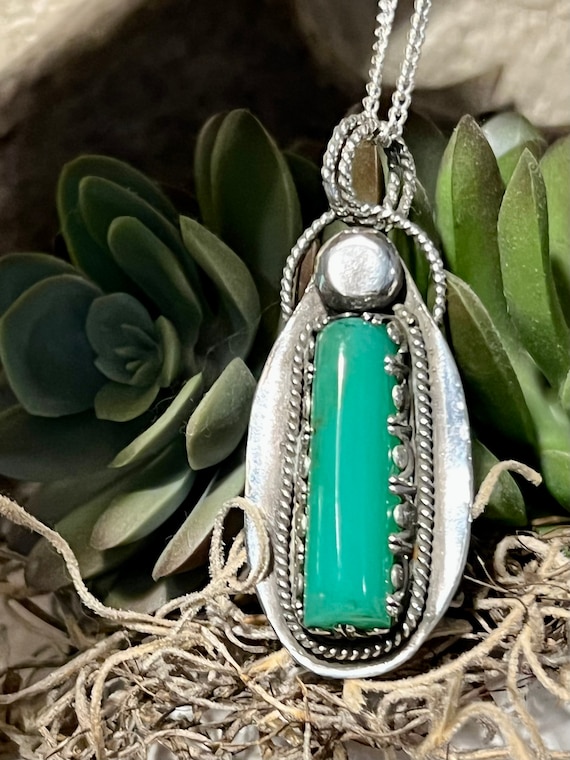 Chrysoprase Pendant