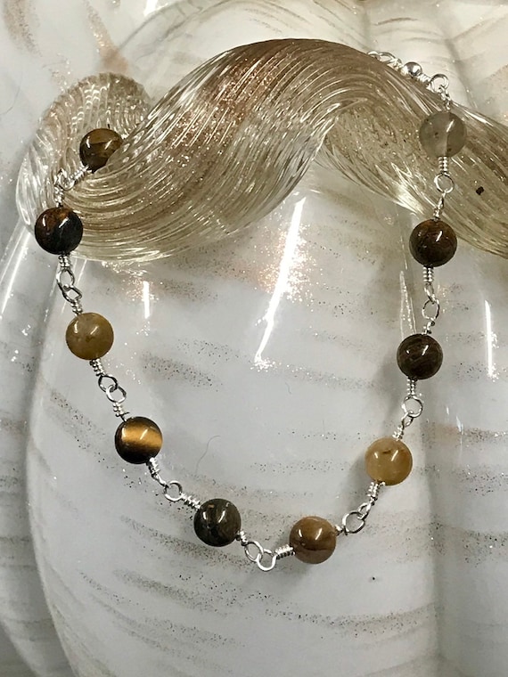 Golden Pietersite Bracelet