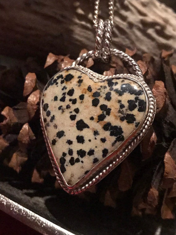 Dalmatian Jasper Pendant