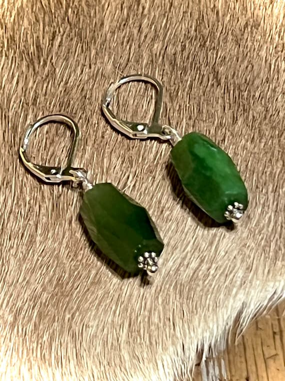 Nephrite Jade Earrings