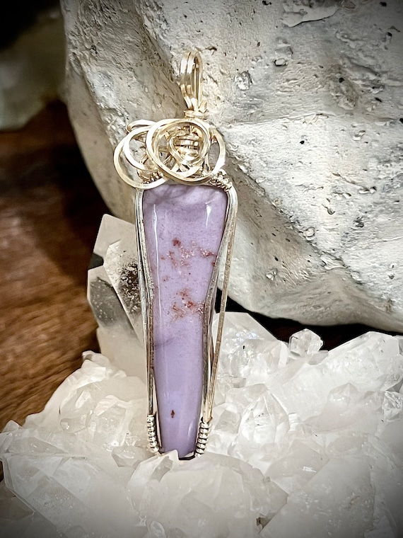 Burro Creek Jasper Pendant in Sterling Silver