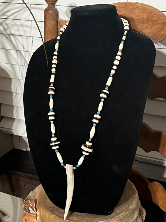 Deer Antler Tip Necklace