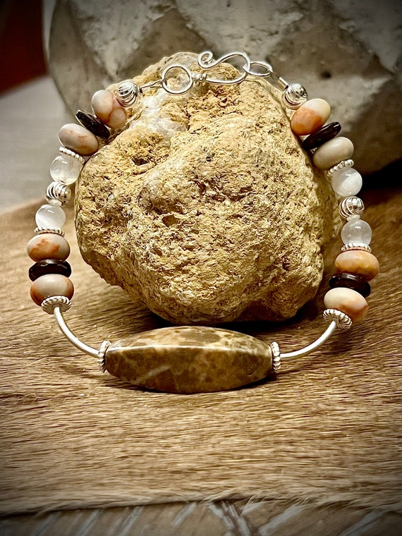 Crazy Lace Agate Bracelet