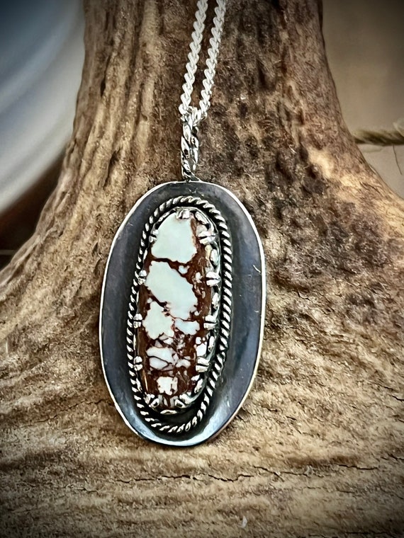 Wild Horse Magnesite Pendant