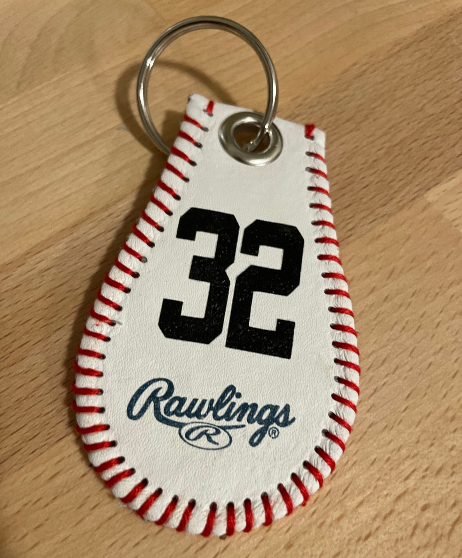 Rawlings Baseball Leather Personalized Keychaingreat Etsy
