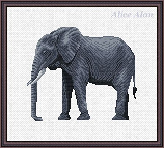 Far East House Silhouette Design DiGITAL Counted Cross-Stitch Pattern Chart