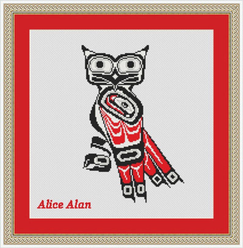 SPIRIT OF THE WOLF # 3 CROSS STITCH CHART