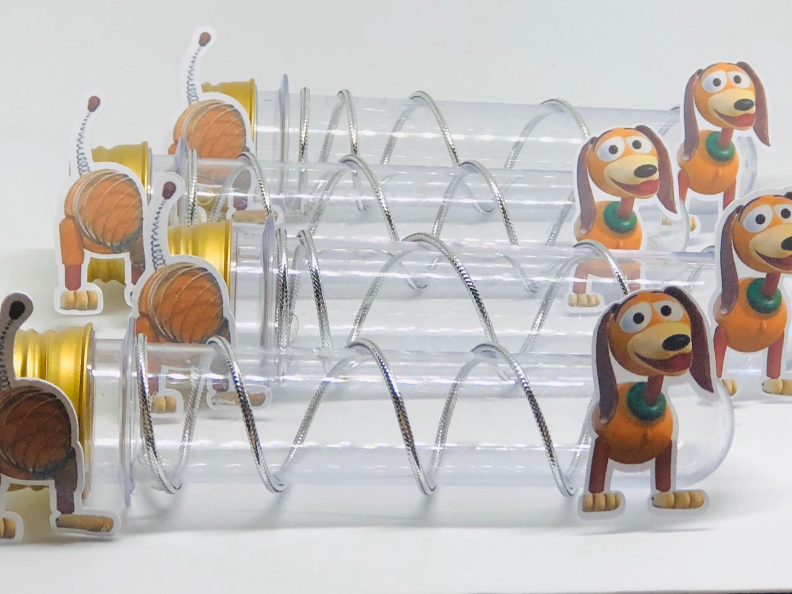 12 Slinky Dog Candy Plastic Tube. Toy Story Decorations Party. Etsy