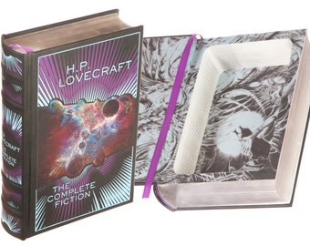 Hollow Book Safe - H.P. Lovecraft - The Complete Fiction (Leather-bound) (Magnetic Closure)