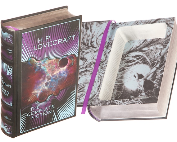 Cassaforte a libro vuota H.P. Lovecraft The Complete Fiction rilegato in  pelle chiusura magnetica -  Italia