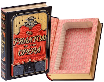 Hollow Book Safe - The Phantom of the Opera (Leather-bound) (Magnetic Closure)