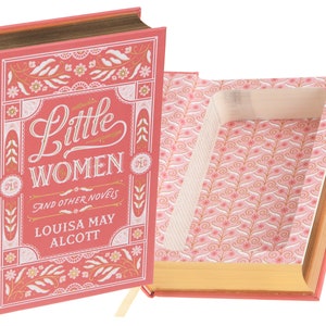 Hollow Book Safe - Little Women by Louisa May Alcott (Leather-bound) (Magnetic Closure)