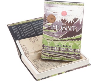 Hollow Book Safe - The Hobbit by J.R.R. Tolkien (75th Anniversary edition) (Magnetic Closure)