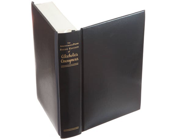 Alcoholics Anonymous (AA) Flask Book (leather-bound) - Etsy