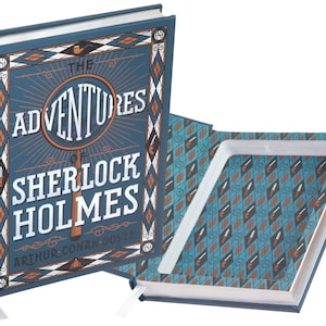 Hollow Book Safe - The Adventures of Sherlock Holmes by Arthur Conan Doyle (Leather-bound) (Magnetic Closure)