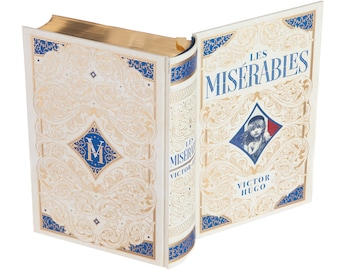 Hollow Book Safe - Les Miserables by Victor Hugo (leather-bound