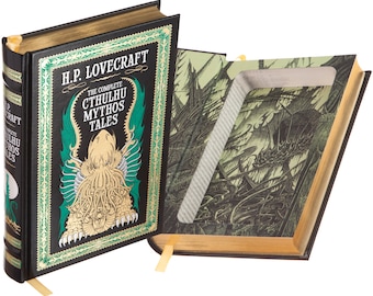 Hollow Book Safe - H.P. Lovecraft - The Complete Cthulhu Mythos Tales (Leather-bound) (Magnetic Closure)