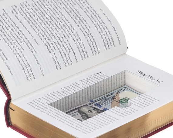 Real-Book Cash Box with Magnetic Closure (Leather-Bound) (Various Titles) [Custom Order]