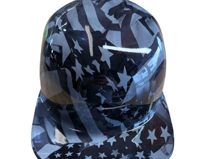 Mike's Pro Lid Gray Midnight American Flags