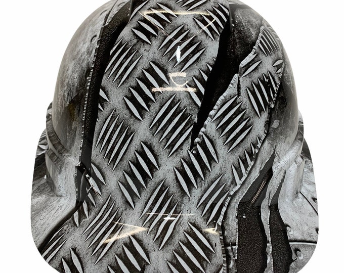Hydro Dipped Hard Hat Ridgeline Cap Style Custom White Steel Raptor
