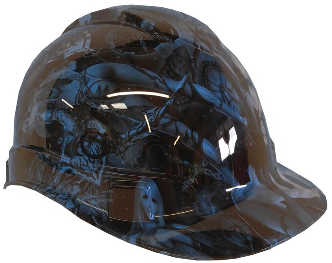 Hard Hat Ridgeline Cap Style Custom Light Blue Fantasy Girls