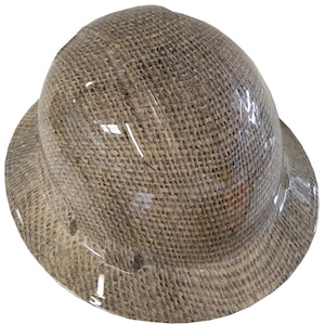 Custom Hydro Dipped Hard Hat Burlap Full Brim Ridgeline