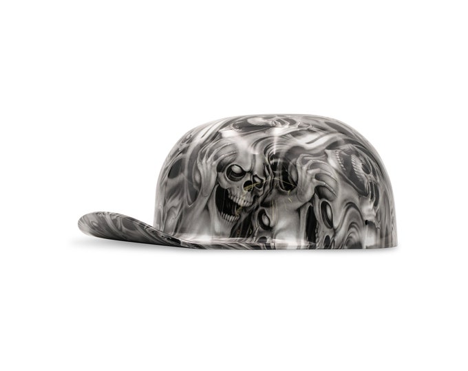 Custom White No Evil Skulls Doughboy Mikes Pro Lid novelty helmet