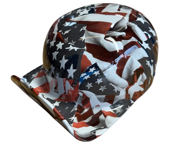Mike's Pro Lid 2.0 white American Flag novelty helmet