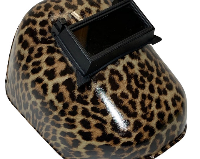 Hydro Dipped Custom Welding Helmet  WHP100 Cheetah Print