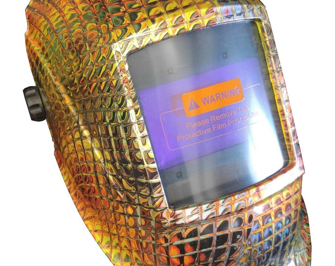 Hydro Dipped Welding Helmet AUTO DARK WHAD60 Series Copper Cushion