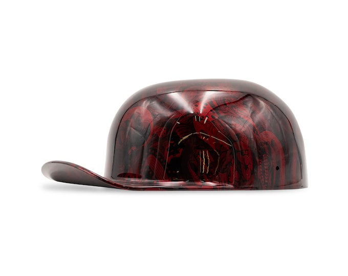 Custom Kandy Red Gambler  Doughboy Mikes Pro Lid novelty helmet