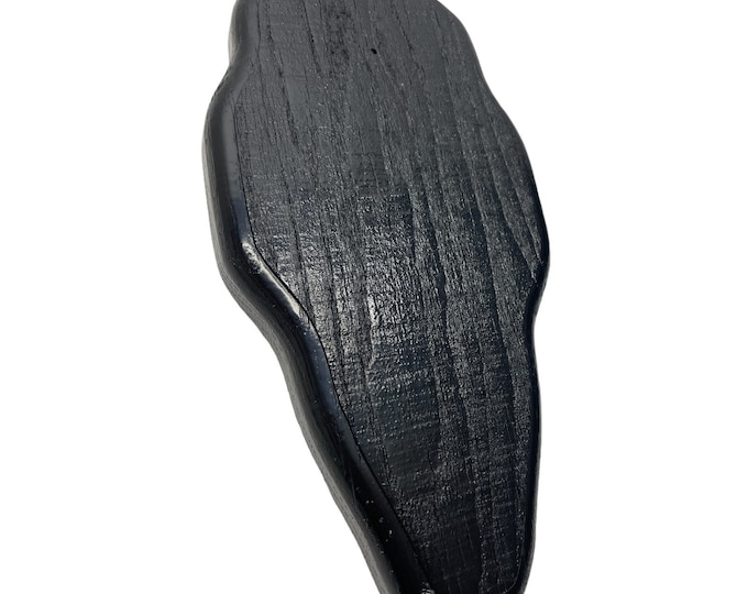 EuroRax barnwood black distressed plaque