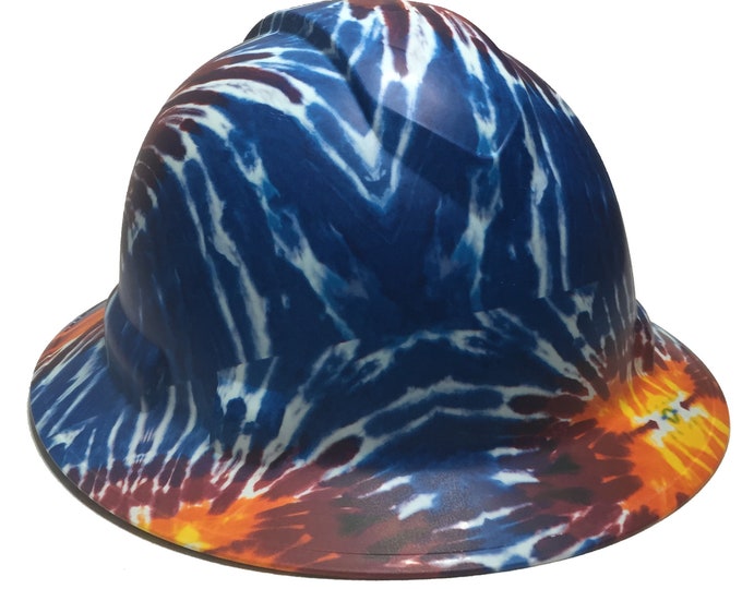 Hard Hat Ridgeline Full Brim Custom Dark Tye Dye