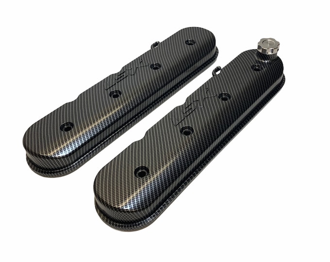 Custom Dipped Carbon Fiber dipped LSX Valve Covers 241-407