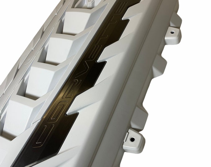 Custom Hydro Dipped 2020+ Corvette Engine Cover  White