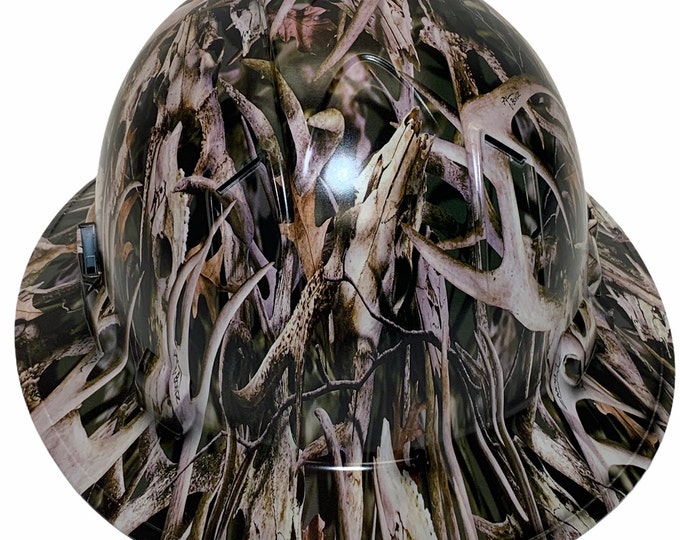 Custom Hydro Dipped Hard Hat Next Camo Bonz Full Brim Vented Ridgeline