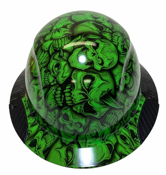 Custom Hydro Dipped Black and Alien Green Insanity Skulls Lift DAX