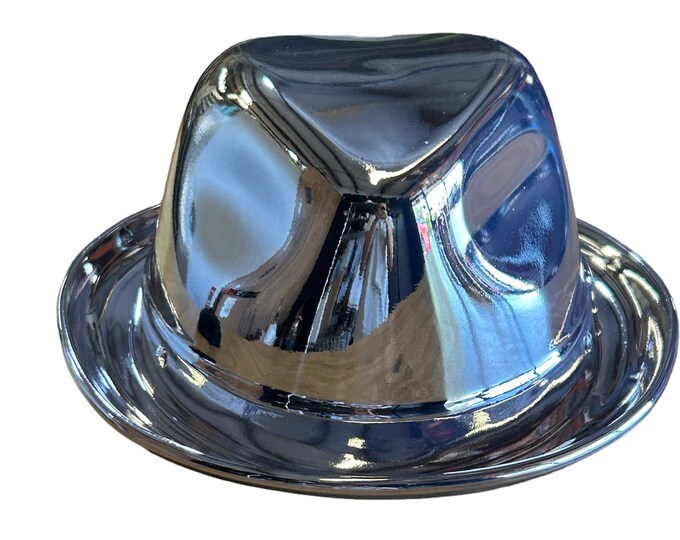 Mike's Pro Lid RALPHIE  Fedora Custom Chrome novelty helmet