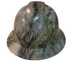 Custom Hydro Dipped Coyote Ridgeline Full Brim Hard Hat
