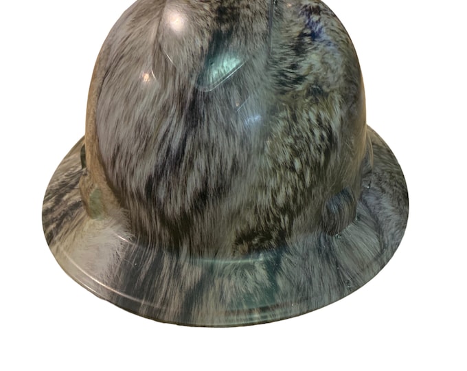 Custom Hydro Dipped Coyote Ridgeline Full Brim Hard Hat