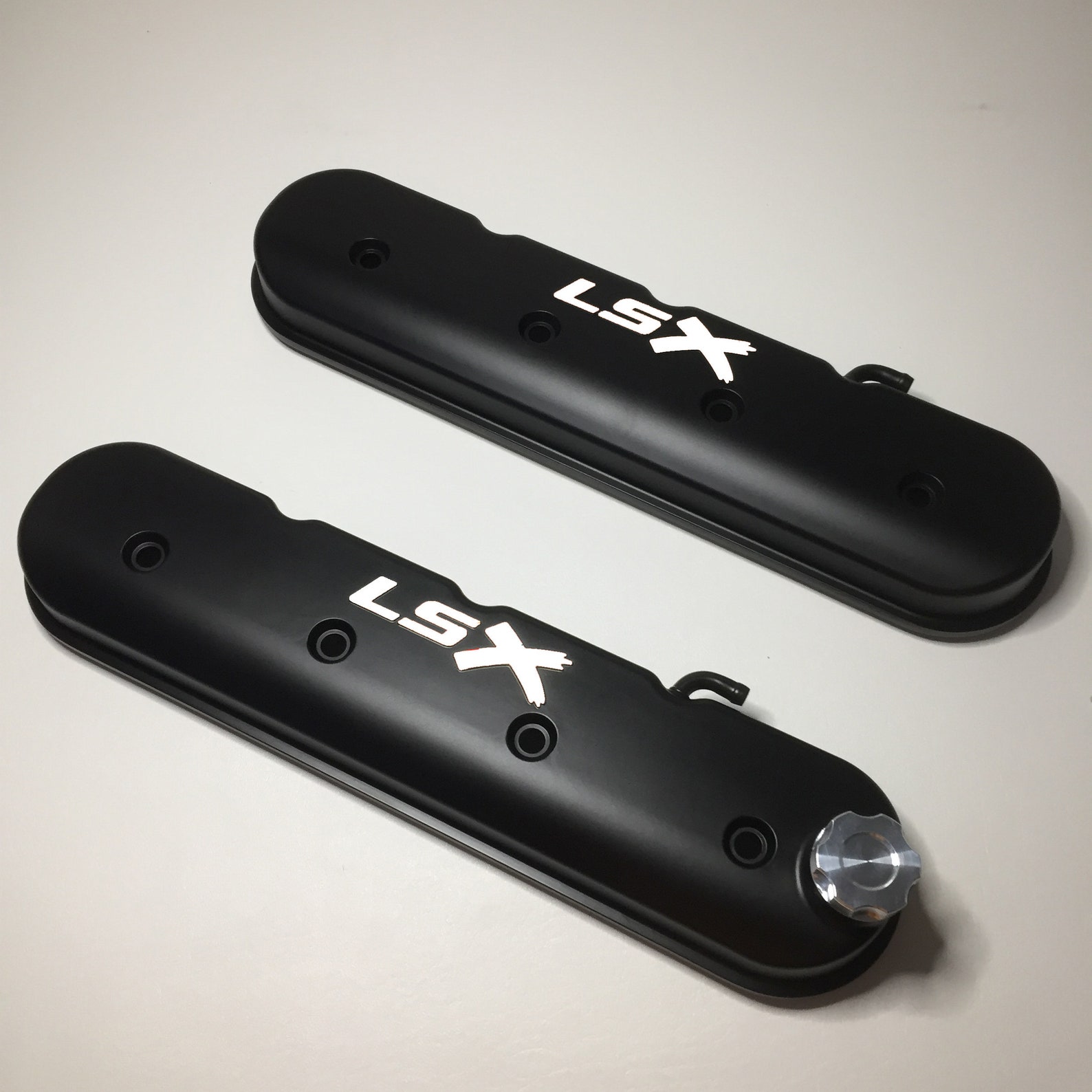 Custom LSX Valve Covers 241407 Black With White LSX Etsy
