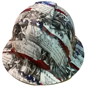 Hydro dip Hard Hat Vented We The People Pyramex Ridgeline Protective